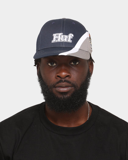 HUF Daytona 6-Panel Curved Visor Snapback Navy