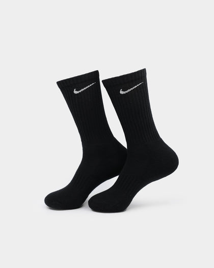 Nike Everyday Cotton Cushioned Crew Socks 3 Pack Black/White