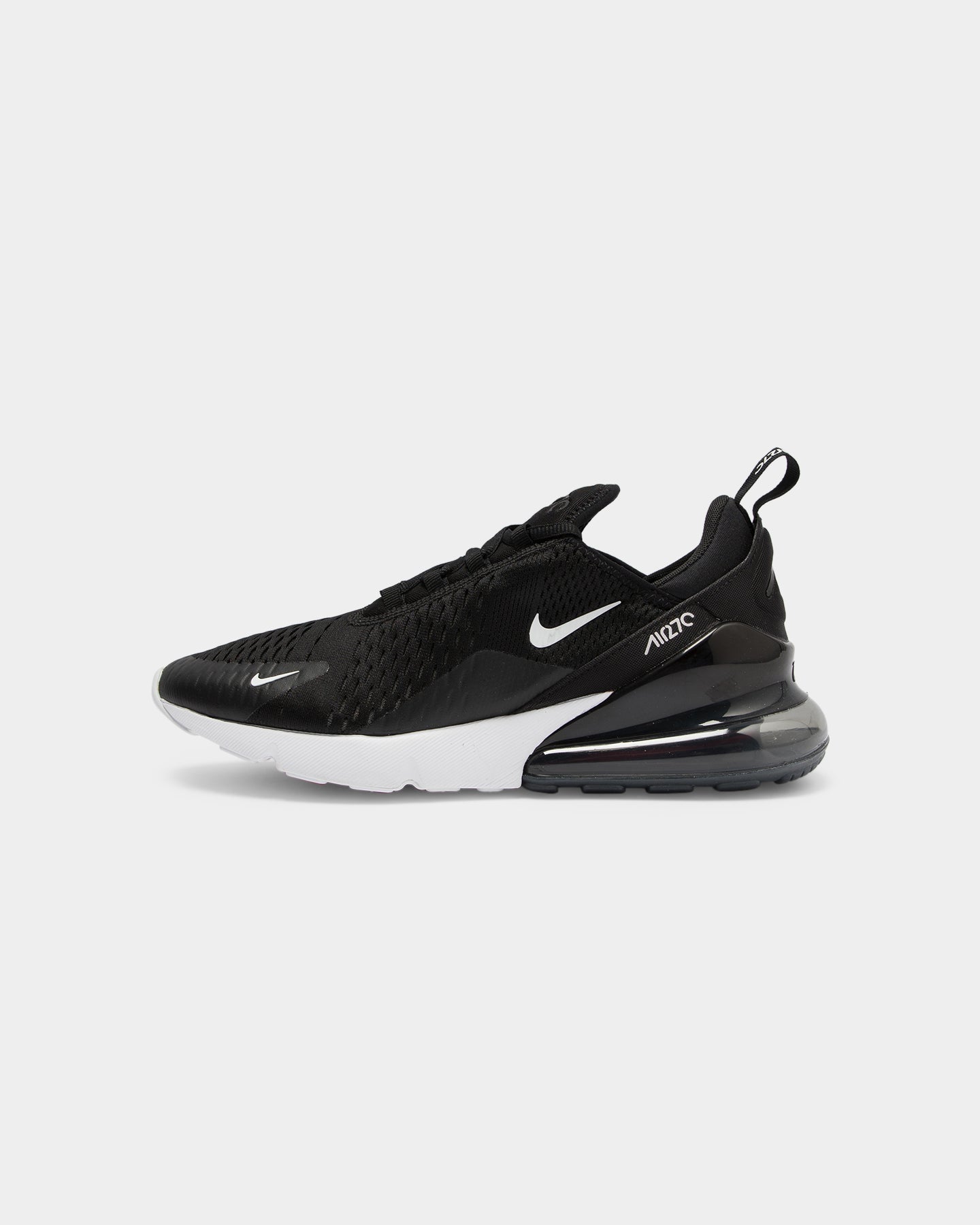 nike air max 270 white with black heel