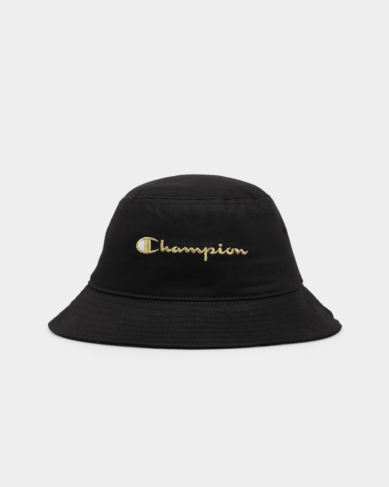 Champion Twill Bucket Hat Black/Gold