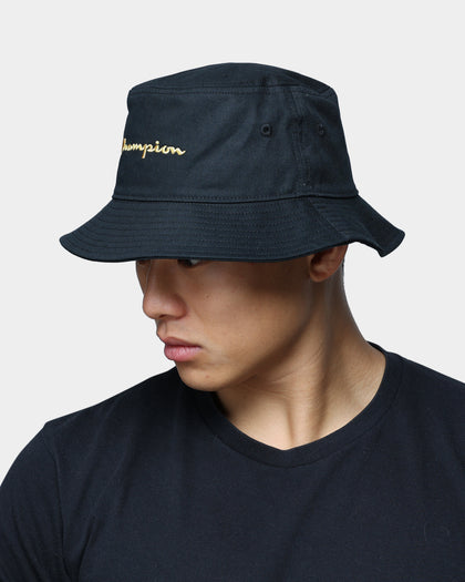 Champion Twill Bucket Hat Black/Gold