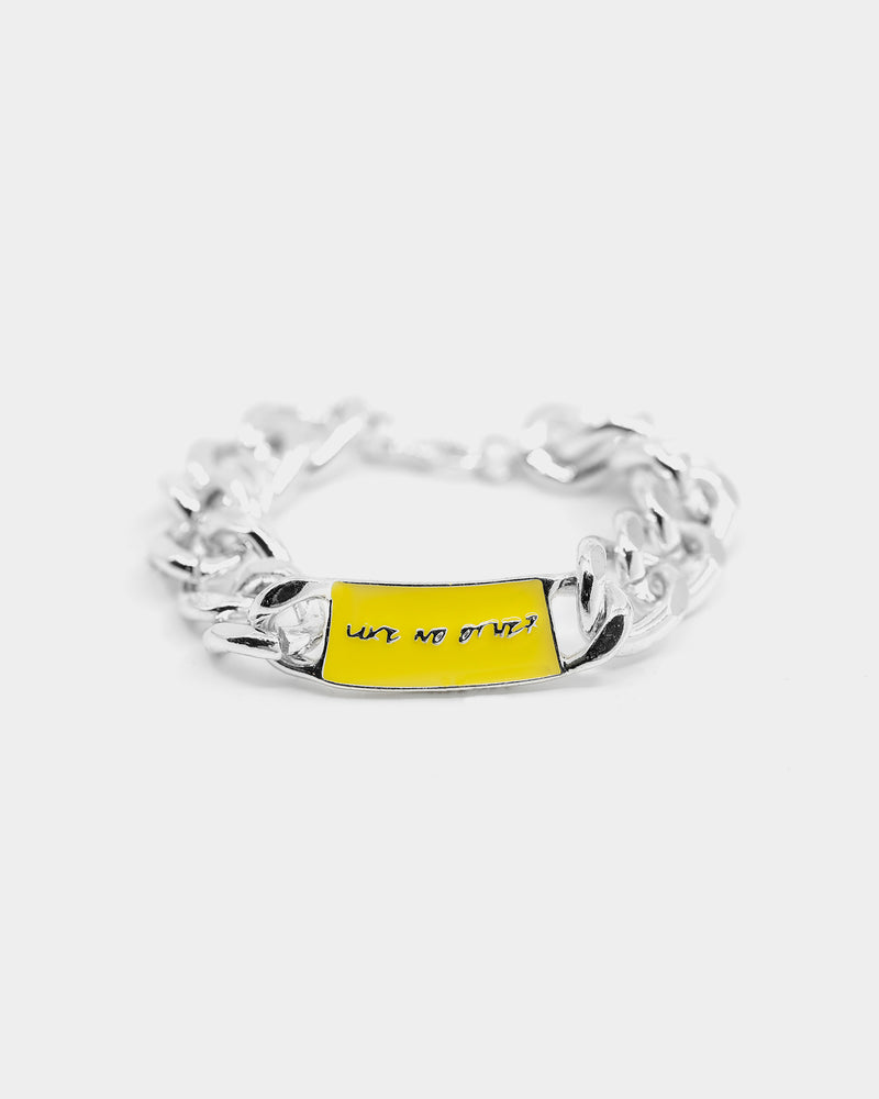 Wild For The Weekend LNO Pop Colour ID Bracelet Silver/Yellow