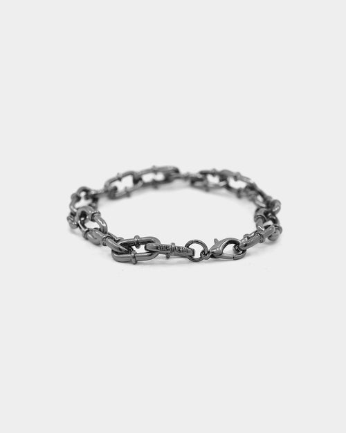 Wild for the Weekend Playing with Fire Chain Bracelet Gunmetal