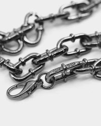 Wild for the Weekend Playing with Fire Chain Bracelet Gunmetal