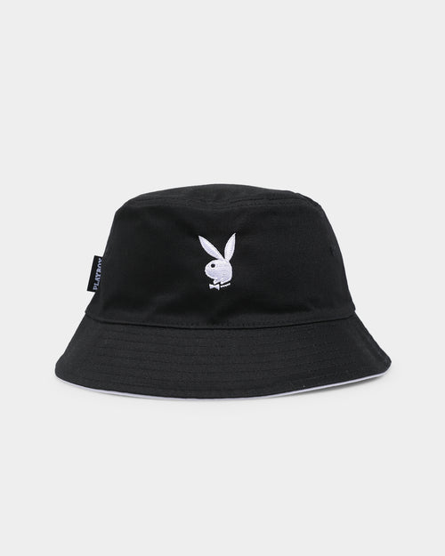 Playboy Reversible Bucket Hat Black/White