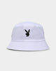 Playboy Reversible Bucket Hat Black/White