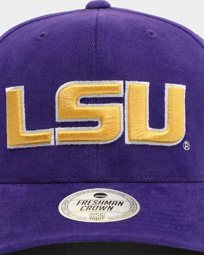 NATIONAL COLLEGIATE ATHLETIC ASSC LSU Tigers Freshman Crown OG Logo Snapback Purple
