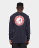 NATIONAL COLLEGIATE ATHLETIC ASSC Alabama Crimson Tide Team Crest Jeaner Long Sleeve T-Shirt Vintage Black