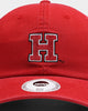 NATIONAL COLLEGIATE ATHLETIC ASSC Harvard University Small Team Crest Dad Hat Strapback Washed Crimson