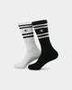 Men's Champion Branded Crew Sock 2 PK Multi-Coloured