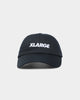 X-Large Low Profile Text Strapback Black