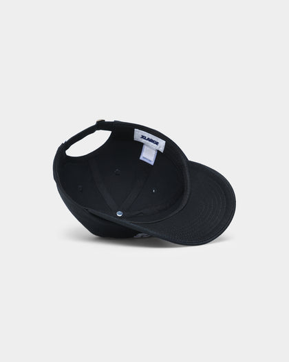 X-Large Low Profile Text Strapback Black