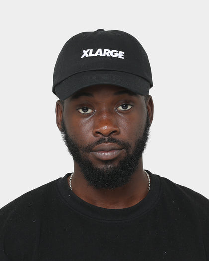 X-Large Low Profile Text Strapback Black