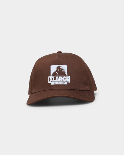 X-LARGE 91 5-Panel Snapback Brown/White