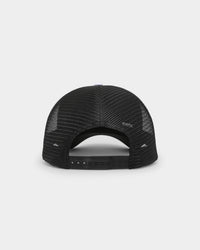 X-Girl Women's Basic Oval Logo Trucker Black