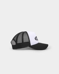 X-Girl Women's Basic Oval Logo Trucker Black