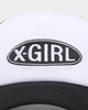 X-Girl Women's Basic Oval Logo Trucker Black