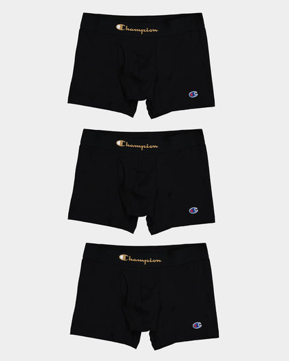 Champion 3 Pack Underwear Black/Gold