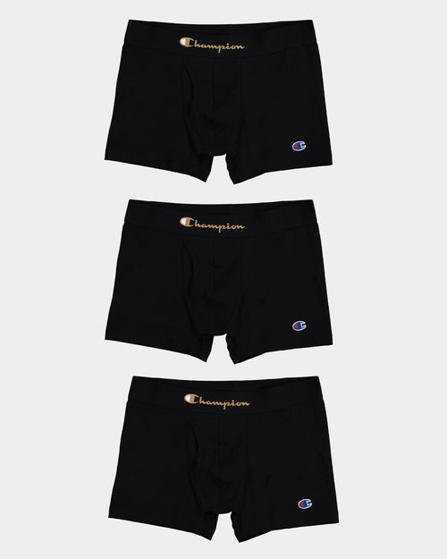 Champion 3 Pack Underwear Black/Gold