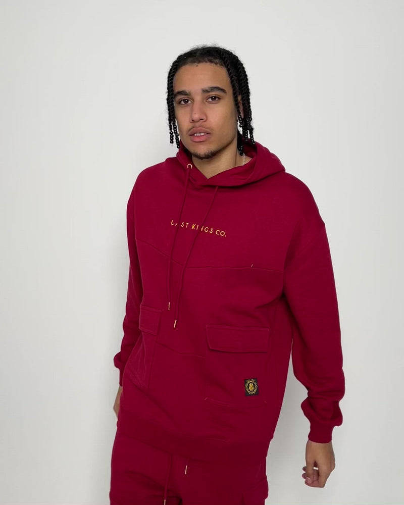 Last Kings Cargo Hoodie Bloodstone
