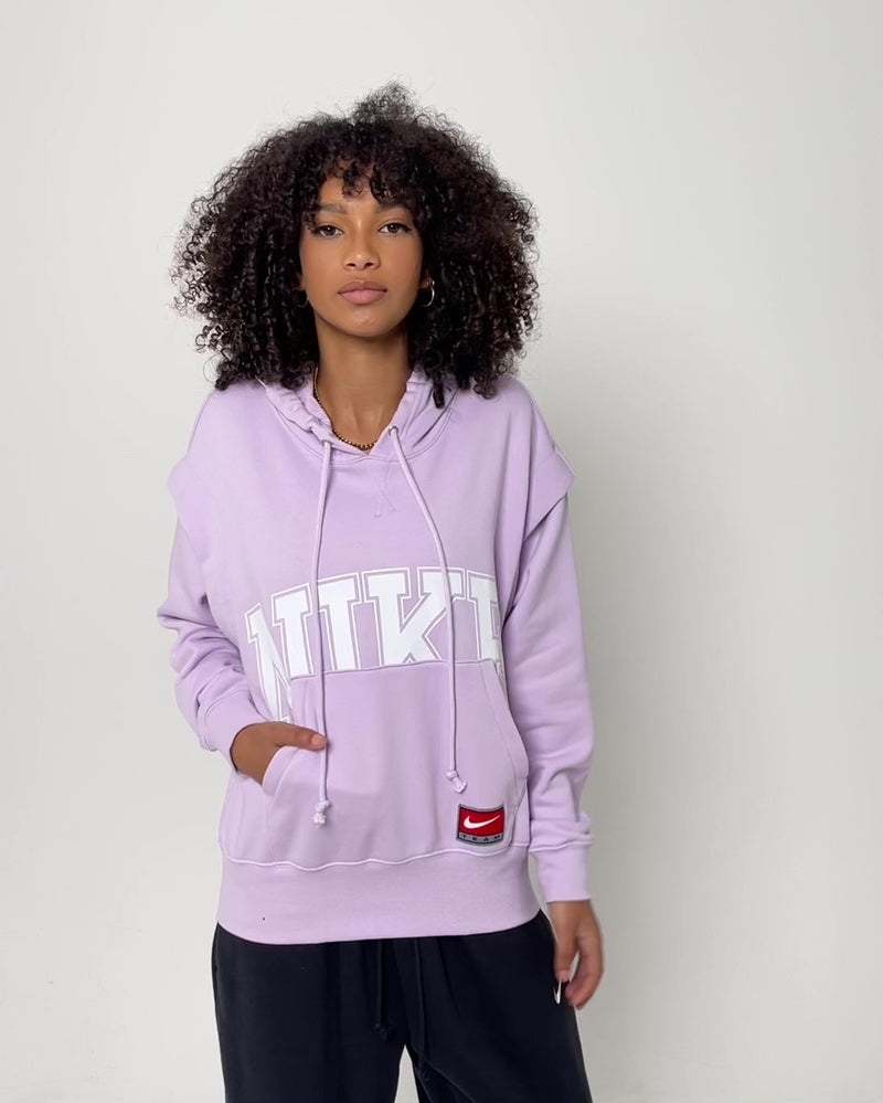Nike Women's Sportswear Team Nike Fleece Hoodie Doll/White | Culture Kings