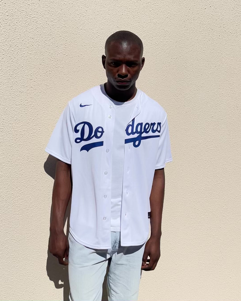 Los Angeles Dodgers Nike Official Replica Road Jersey - Mens